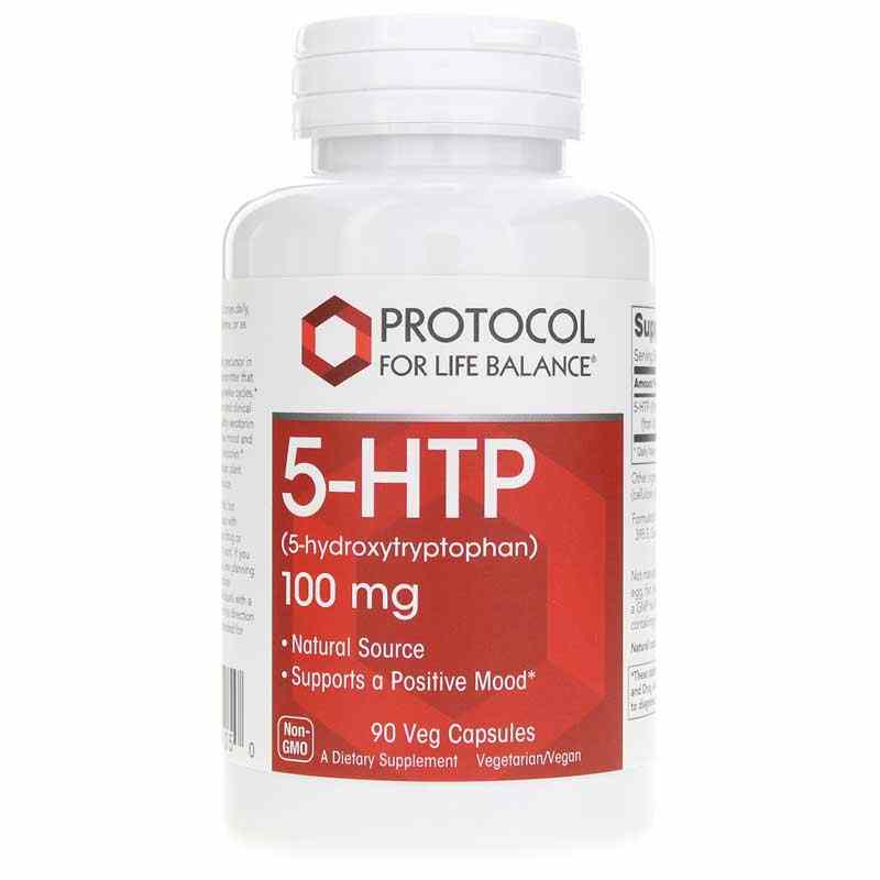 5-HTP 100 Mg, by Protocol For Life Balance