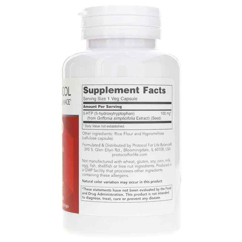 5-HTP 100 Mg, by Protocol For Life Balance, image #2