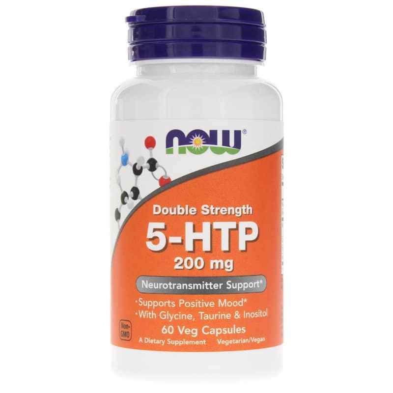 5-HTP 200 Mg, 60 Veg Capsules, by NOW Foods