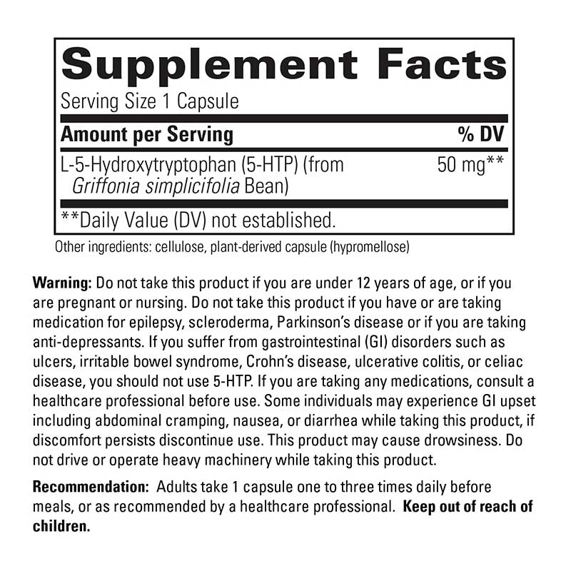 5-HTP 50 Mg, by Integrative Therapeutics, image #4