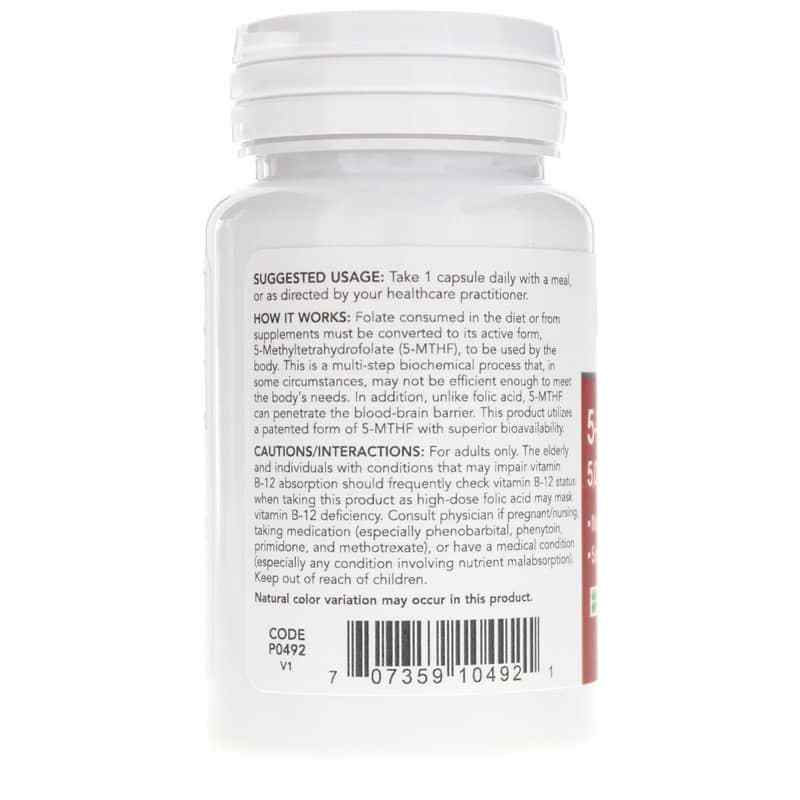 5-Methyl Folate 5,000 Mcg, by Protocol For Life Balance, image #3
