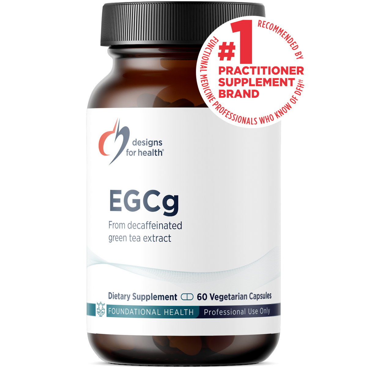 EGCg, 60 Veg Capsules, by Designs For Health