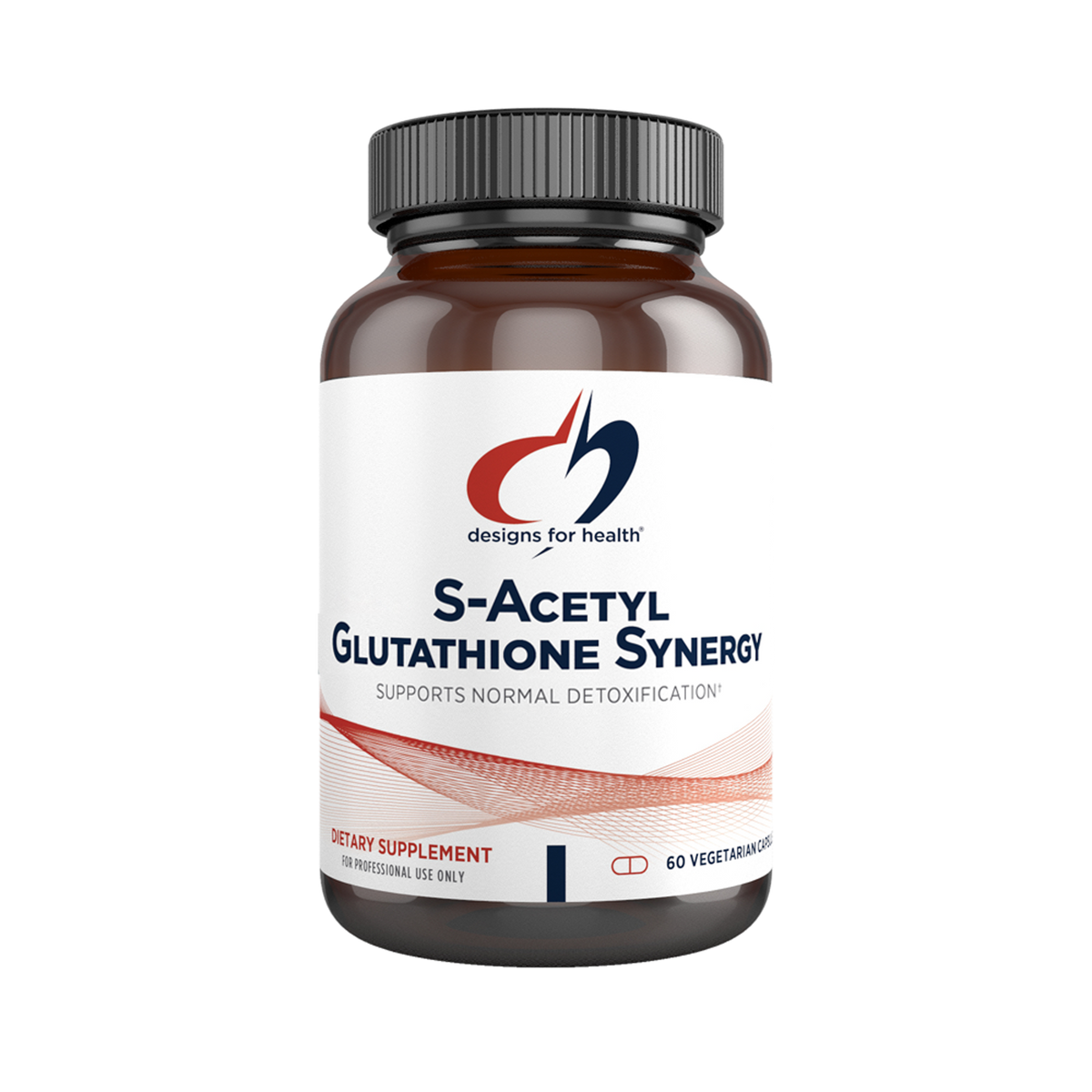 S-Acetyl Glutathione Synergy, 60 Veg Capsules, by Designs For Health