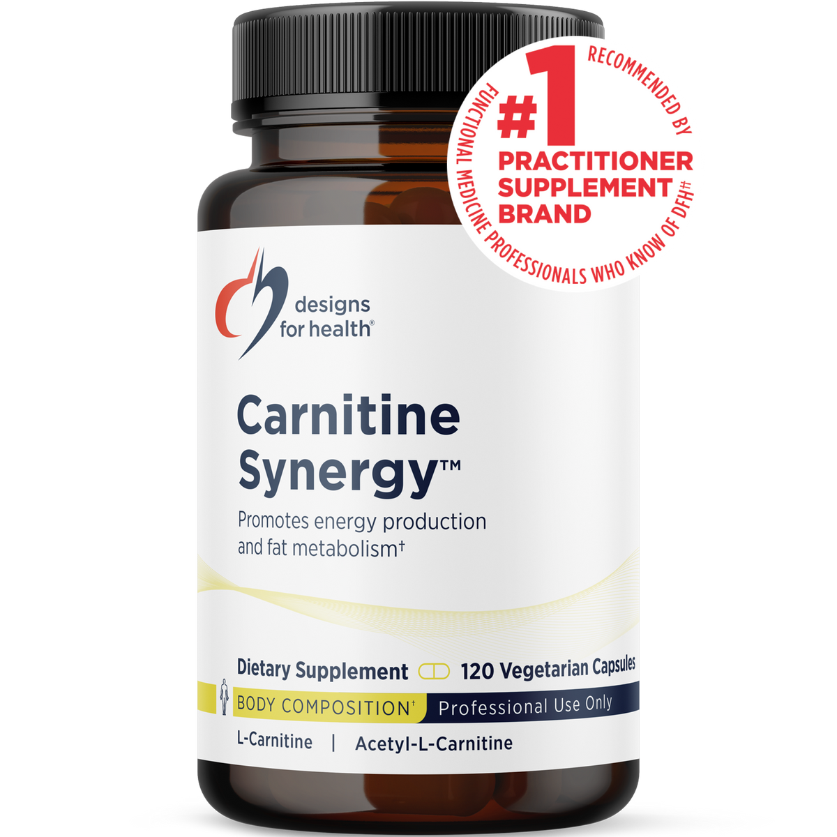 Carnitine Synergy, 120 Veg Capsules, by Designs For Health