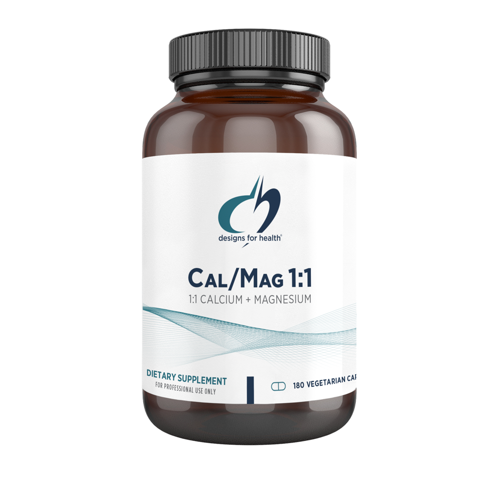 Cal/Mag 1:1, 180 Veg Capsules, by Designs For Health