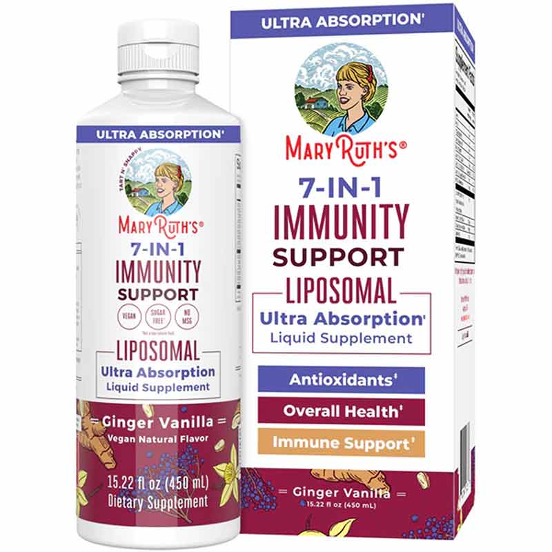 7-in-1 Immunity Support Liposomal, 15.2 Oz, by MaryRuth's Organics