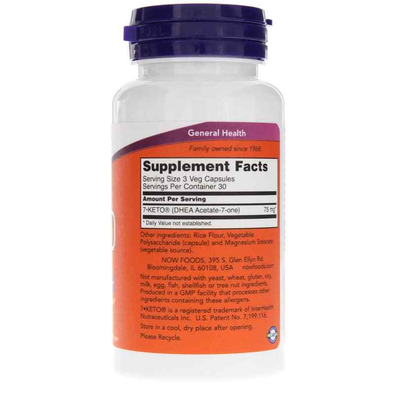 7-Keto 25 Mg, by NOW Foods, image #2