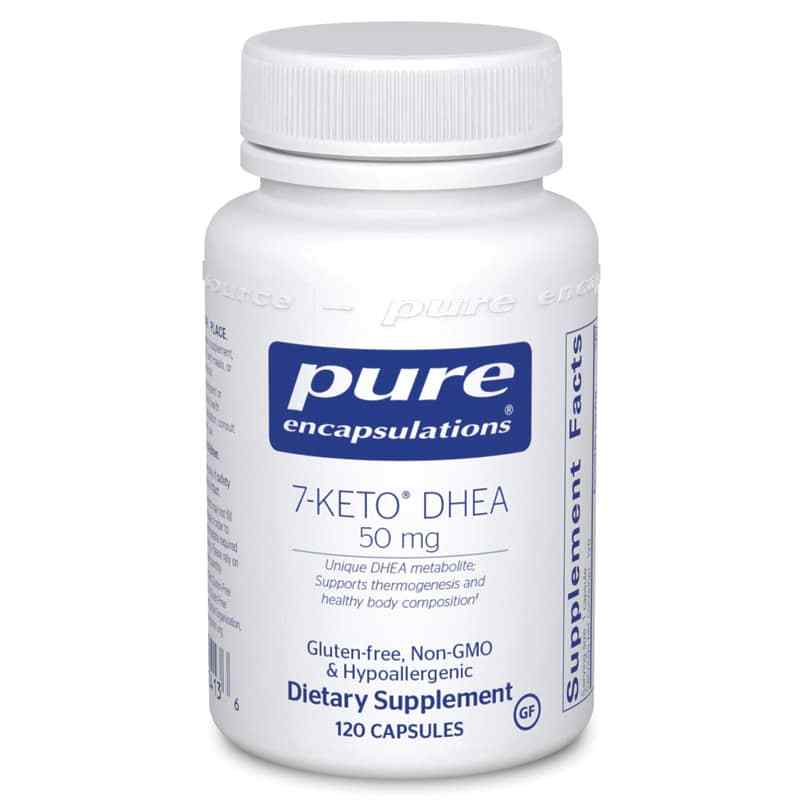 7-Keto DHEA 50 Mg, 120 Capsules, by Pure Encapsulations