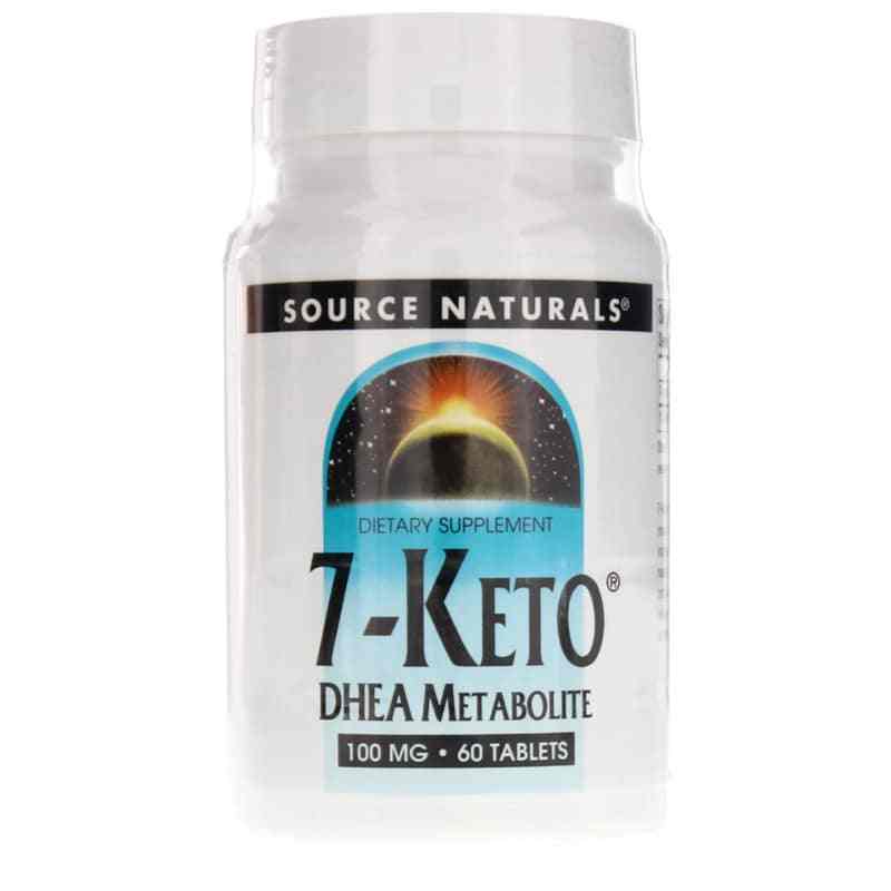 7-Keto DHEA Metabolite 100 Mg, 60 Tablets, by Source Naturals