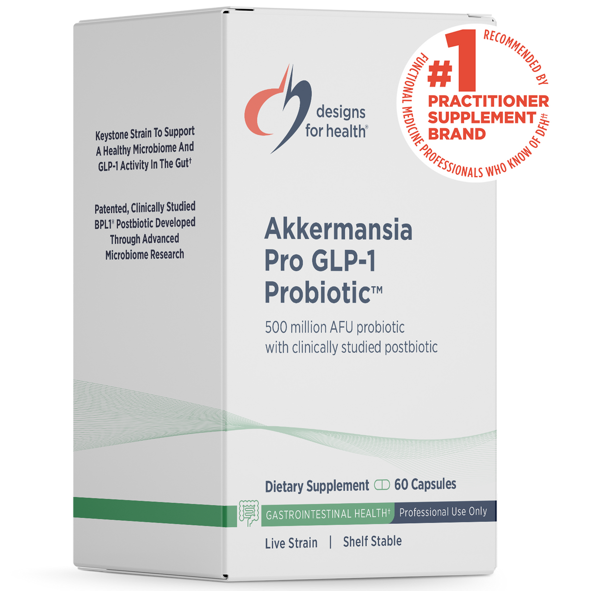Akkermansia Pro GLP-1 Probiotic, by Designs For Health