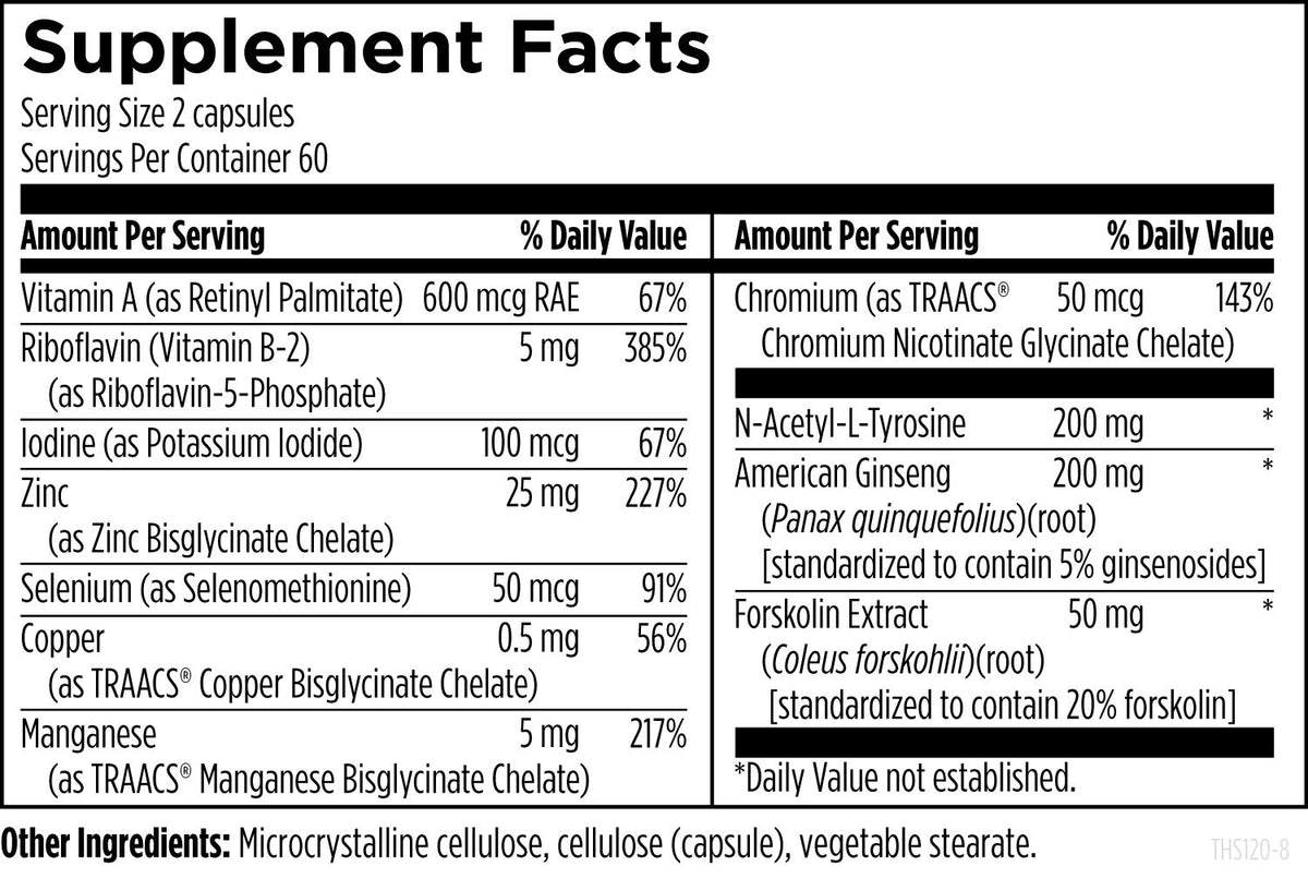 Thyroid Synergy, 120 Veg Capsules, by Designs For Health