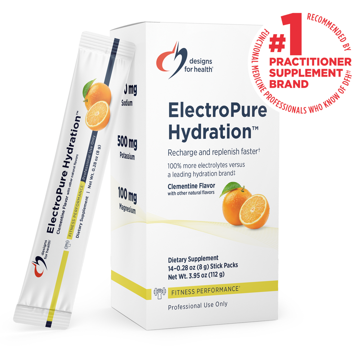 ElectroPure Hydration, 14 Stick Packs, by Designs For Health