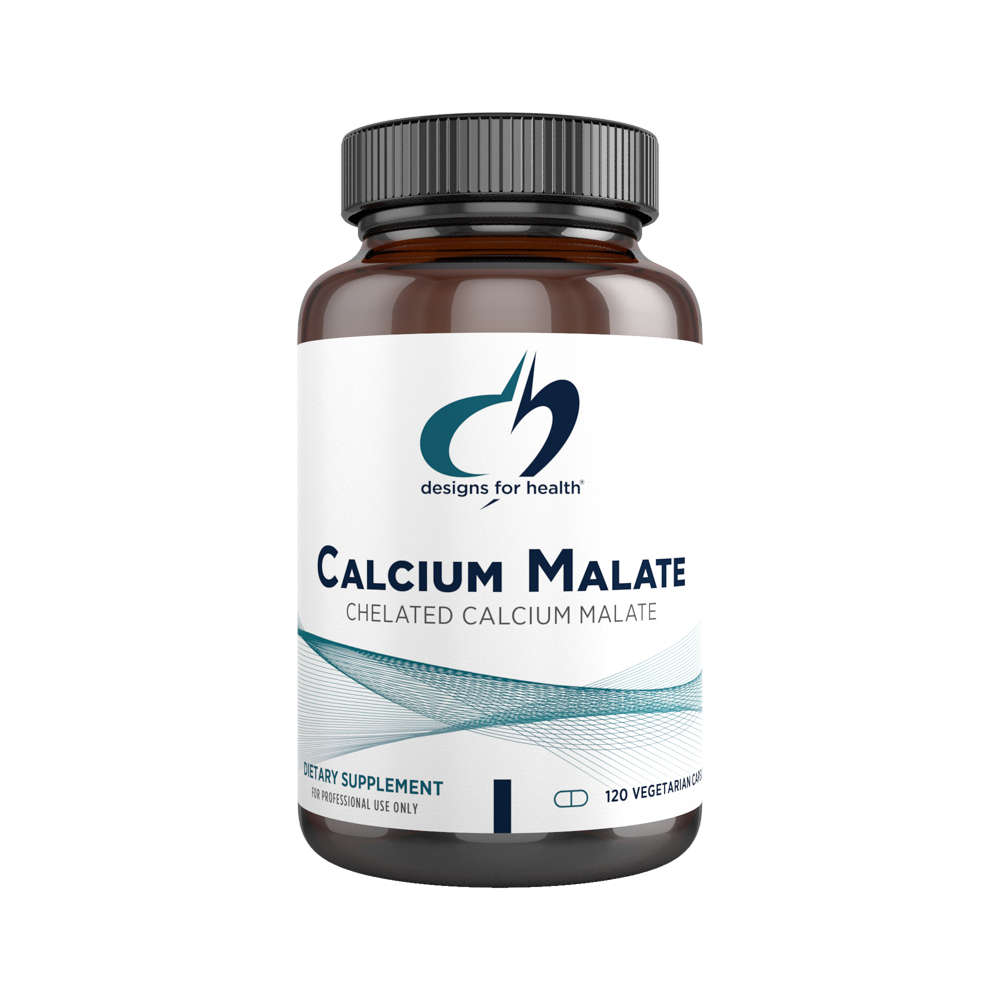 Calcium Malate, 120 Veg Capsules, by Designs For Health