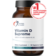 Vitamin D Supreme with K1 and K2, by Designs For Health