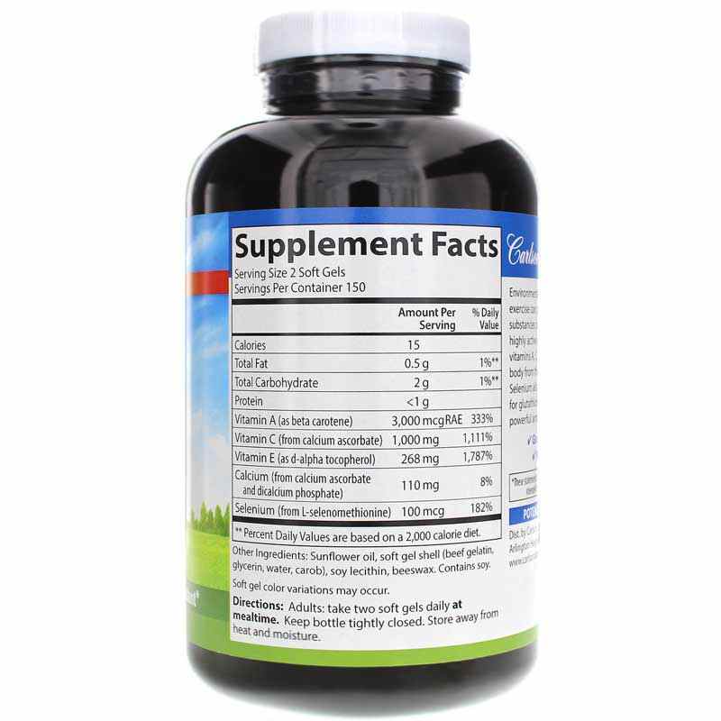 ACES Vitamins A, C, E + Selenium, 300 Softgels, by Carlson Labs, image #2