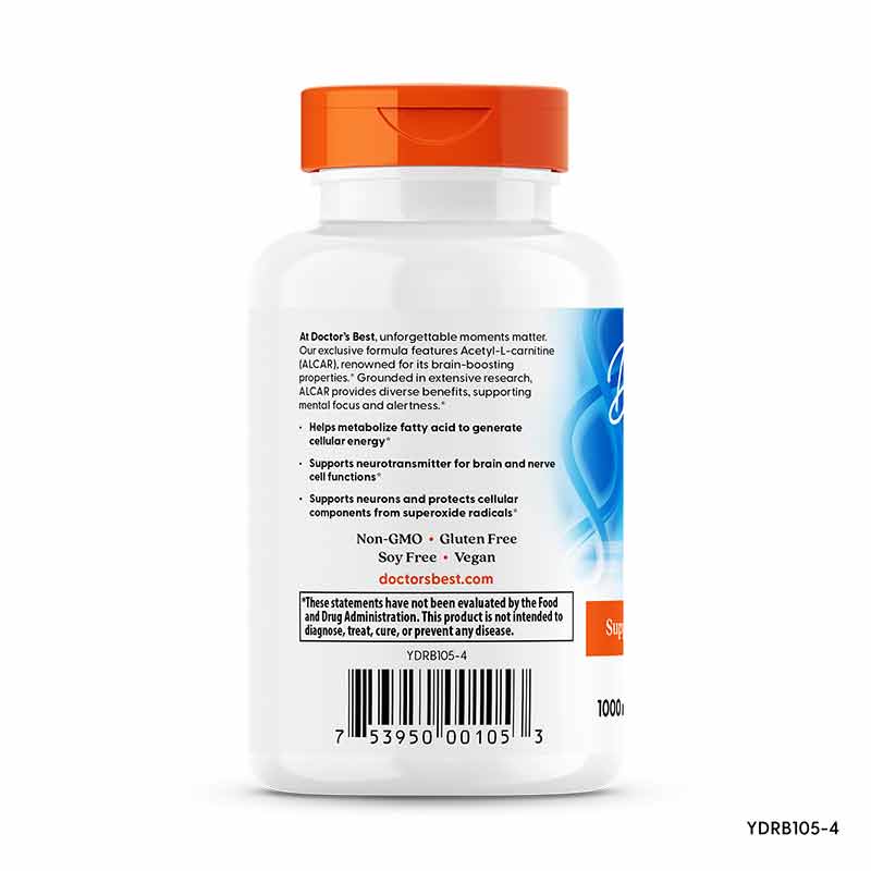 Acetyl-L-Carnitine, 1000 Mg Per Serving, by Doctors Best, image #3