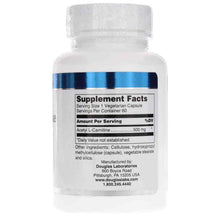 Acetyl-L-Carnitine 500 Mg, 60 Capsules, by Douglas Laboratories, image #2