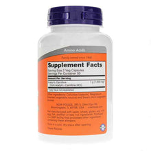 Acetyl-L-Carnitine 500 Mg, 100 Veg Capsules, by NOW Foods, image #2