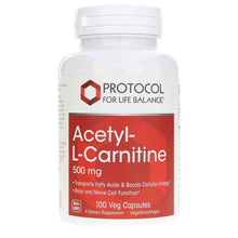 Acetyl-L-Carnitine 500 Mg, by Protocol For Life Balance