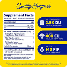 Acid Soothe Chewable Berry Flavor, 60 Chewable Tablets, by Enzymedica, image #2