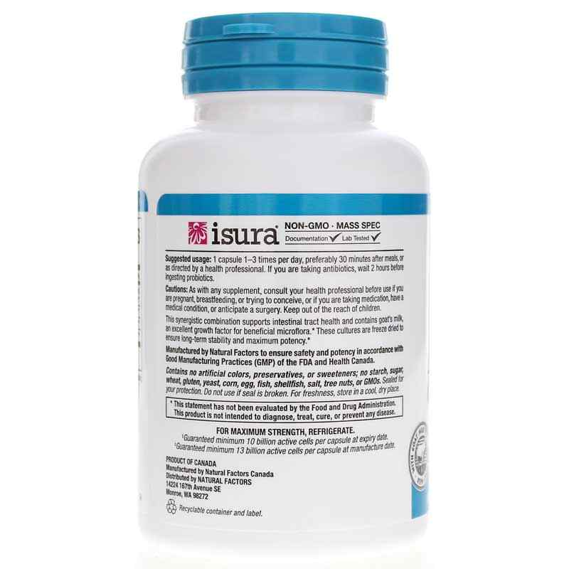 Acidophilus & Bifidus Double Strength 10 Billion, 90 Capsules, by Natural Factors, image #3