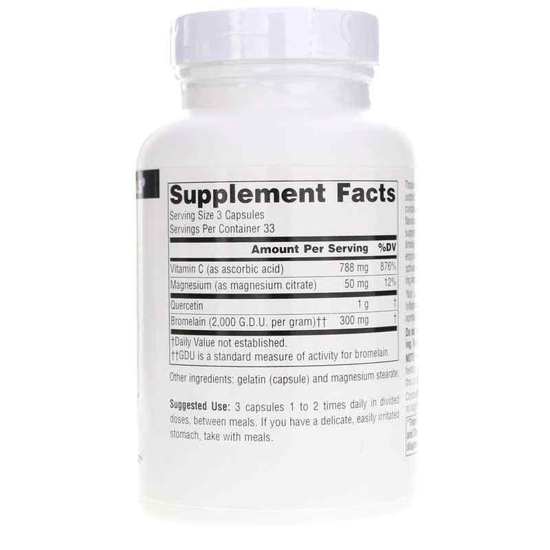 Activated Quercetin Bioflavonoid Complex Capsules, 100 Capsules, by Source Naturals, image #2