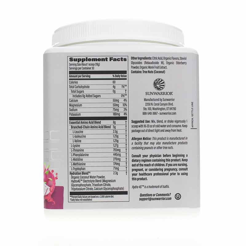 Active Aminos Vegan, Dragon Fruit, 30 Servings, by Sunwarrior, image #2