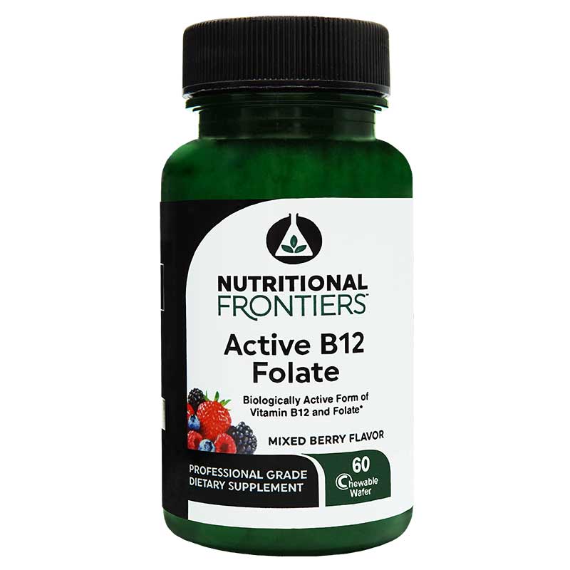 Active B12 Folate Mixed Berry Flavor, by Nutritional Frontiers