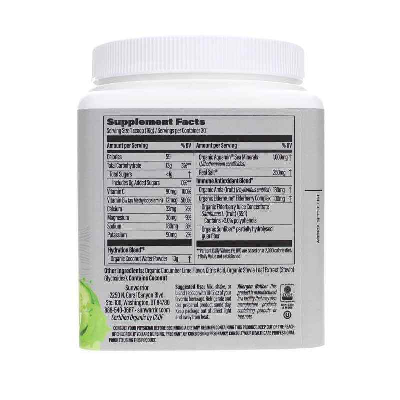 Active Hydration, Cucumber-Lime, 16.9 Oz, by Sunwarrior, image #2