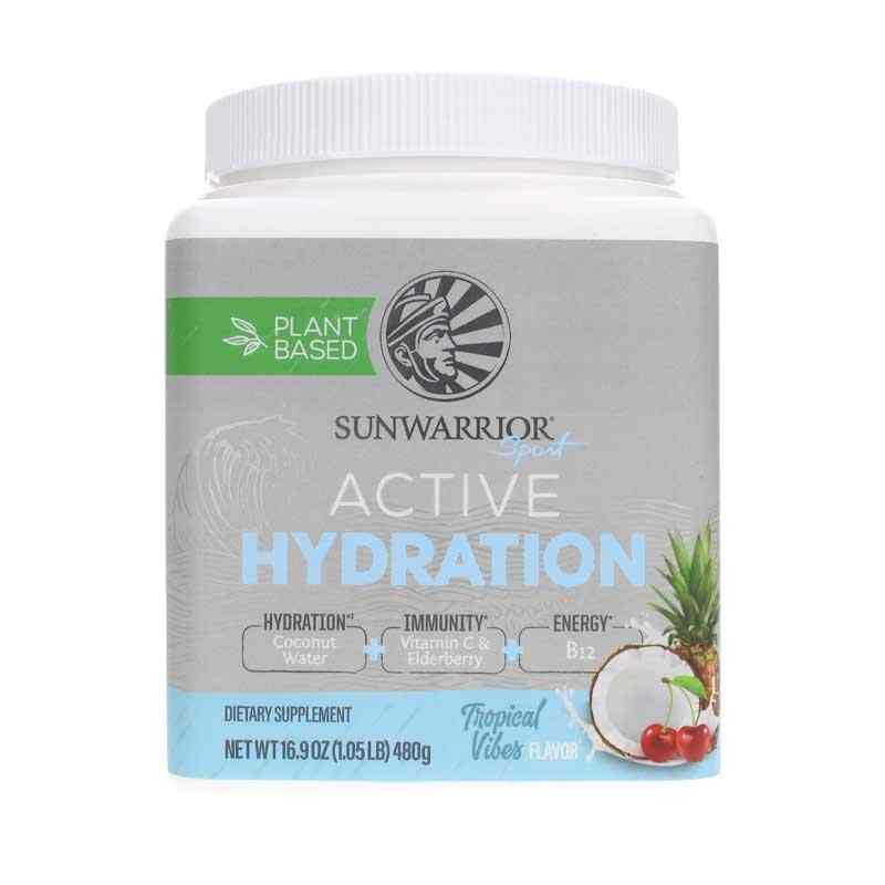 Active Hydration, Tropical Vibes, 16.9 Oz, by Sunwarrior