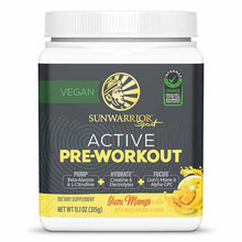 Active Pre-Workout, Mango, 30 Servings, by Sunwarrior