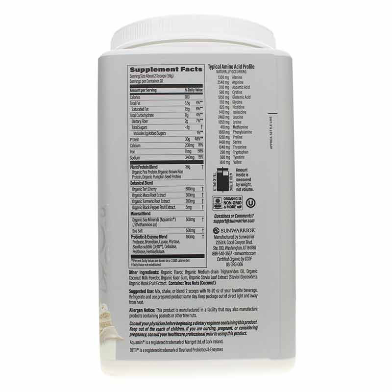 Active Protein, Cake Batter, 2.2 Lbs, by Sunwarrior, image #2