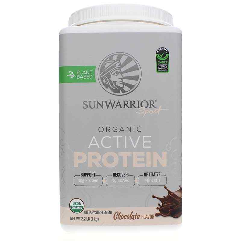 Active Protein, Chocolate, 2.2 Lbs, by Sunwarrior