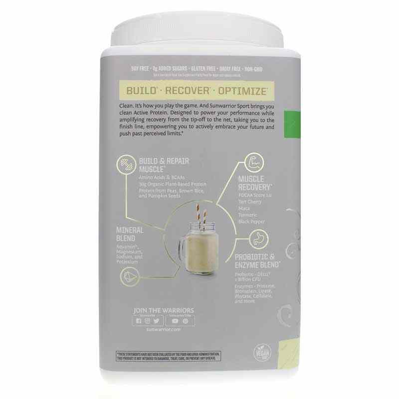 Active Protein, Vanilla, 35.2 Oz, by Sunwarrior, image #4