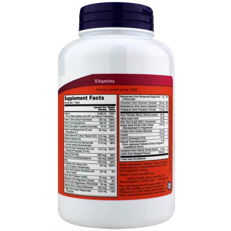 Adam Superior Men's Multi, 120 Tablets, by NOW Foods, image #2