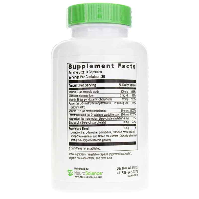 Adrecor, 90 Capsules, by Neuroscience, image #2