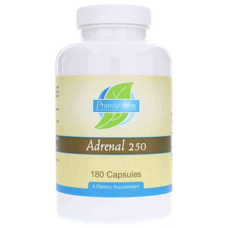 Adrenal 250, 180 Capsules, by Priority One