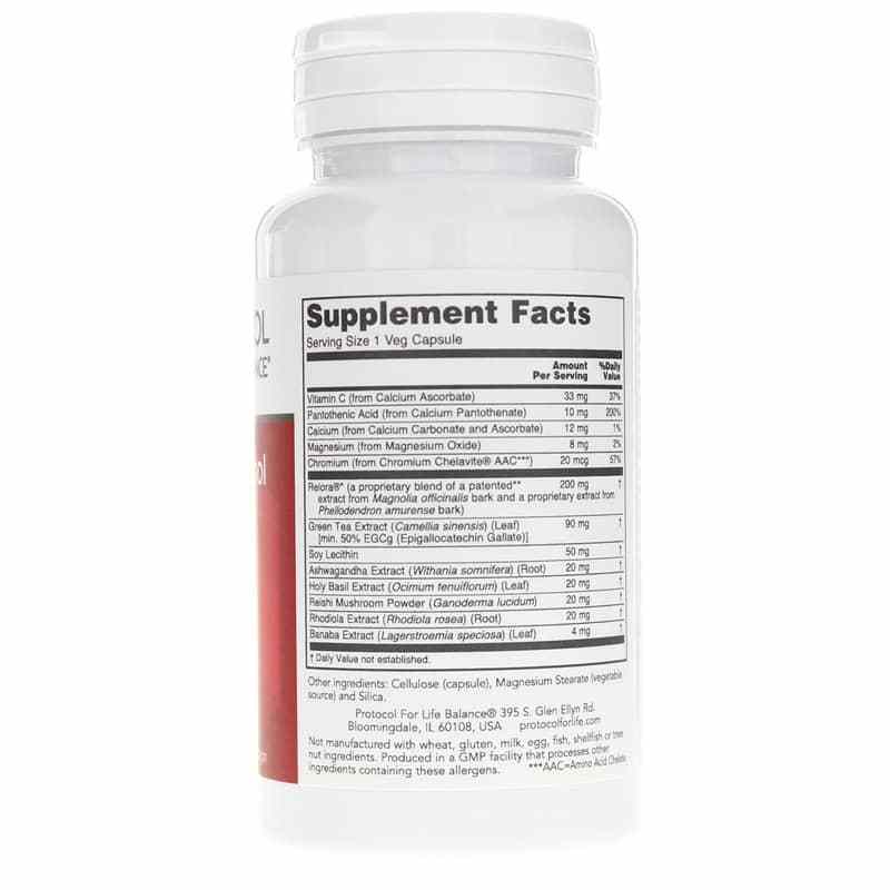 Adrenal Cortisol Support with Relora, by Protocol For Life Balance, image #2