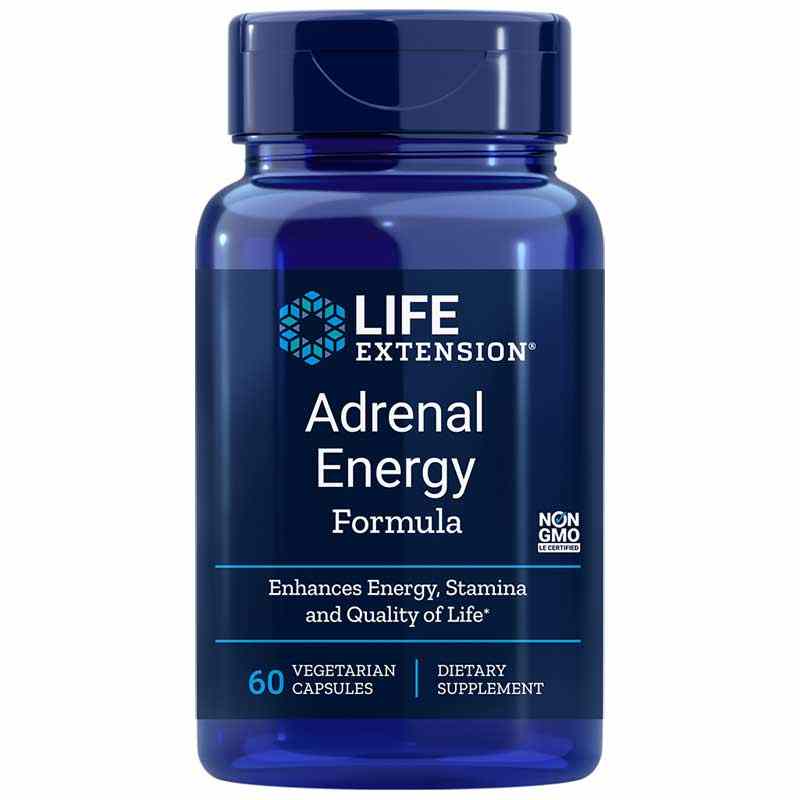 Adrenal Energy Formula, 60 Veg Capsules, by Life Extension