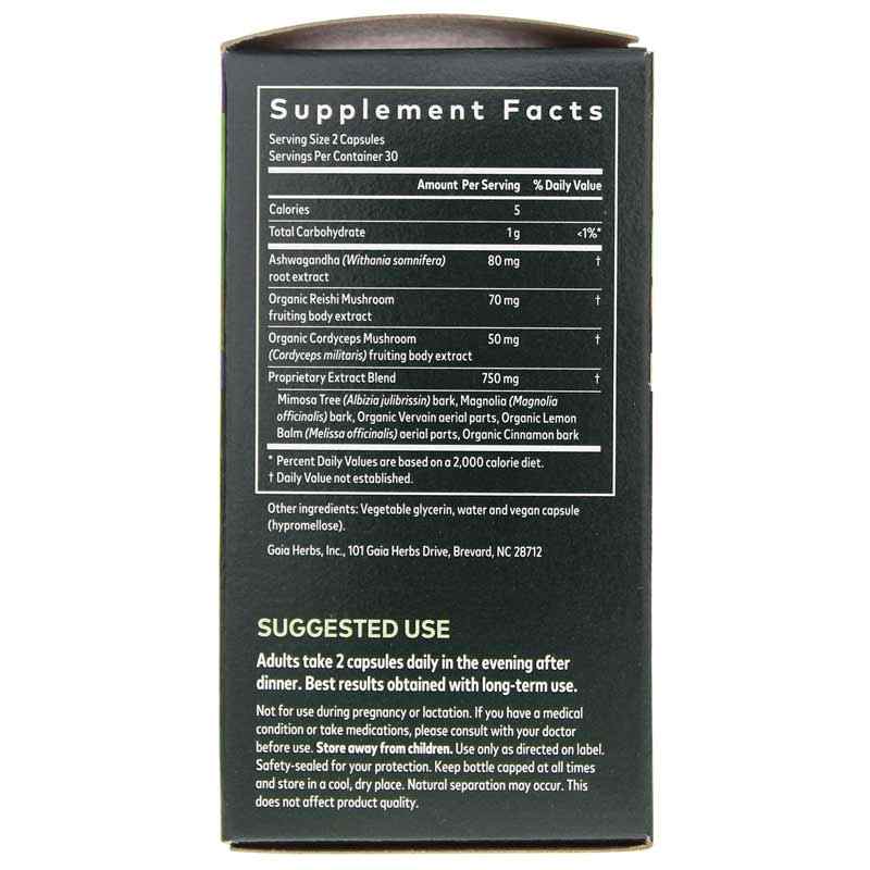 Adrenal Health Nightly Restore, 60 Liquid Phyto Caps, by Gaia Herbs, image #2