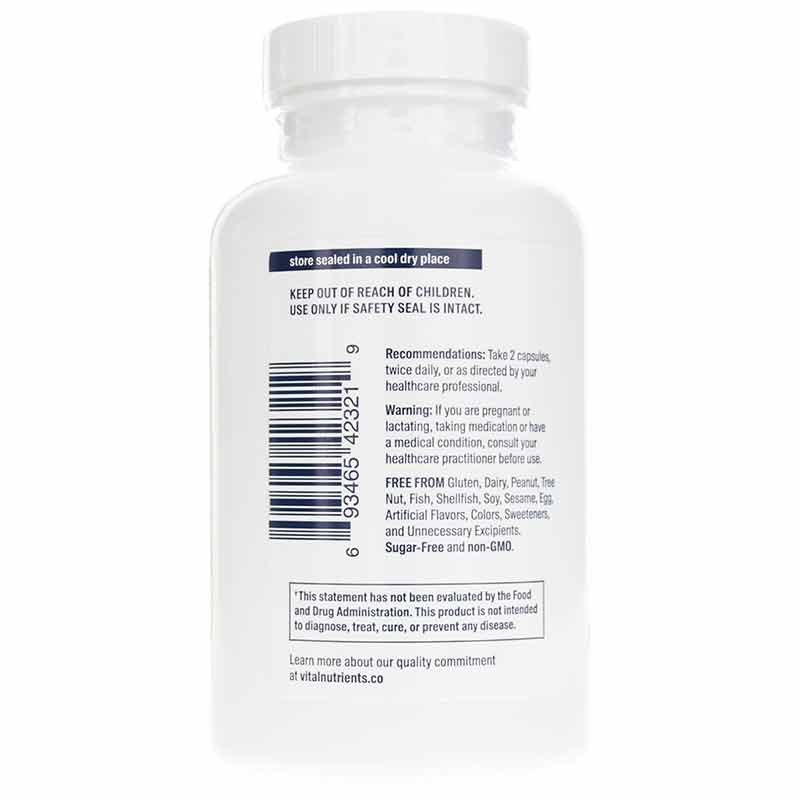 Adrenal Support, 120 Capsules, by Vital Nutrients, image #3