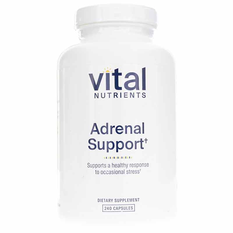 Adrenal Support, 240 Capsules, by Vital Nutrients