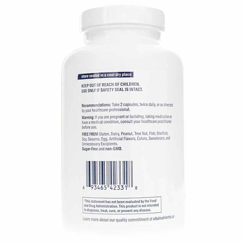 Adrenal Support, 240 Capsules, by Vital Nutrients, image #3