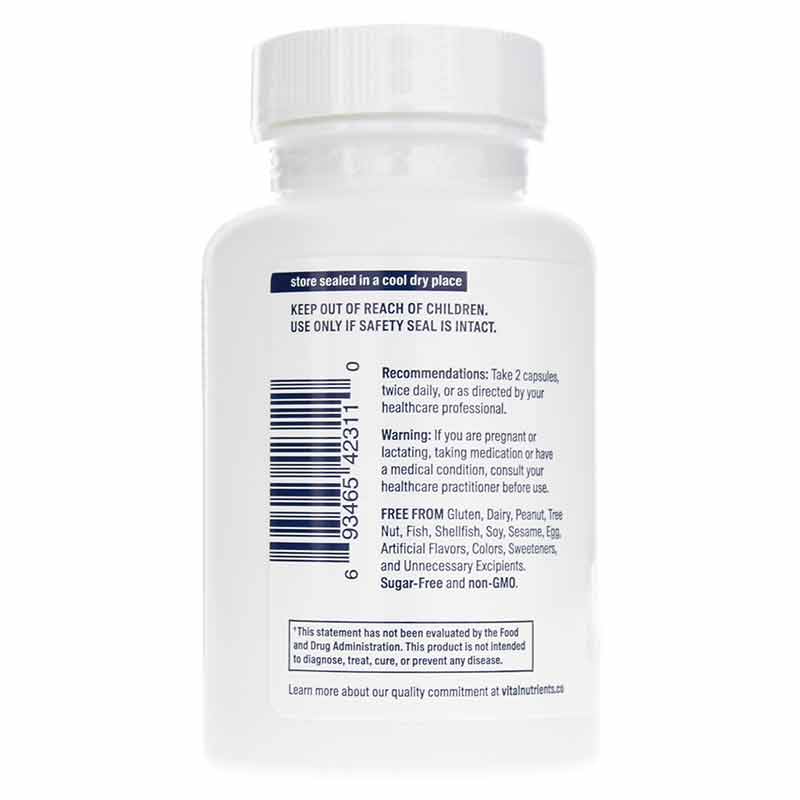 Adrenal Support, 60 Capsules, by Vital Nutrients, image #3