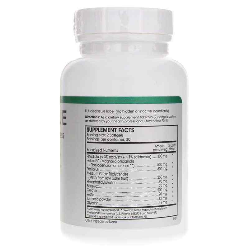 Adreno Distress Guard, 60 Softgels, by PERQUE, image #2