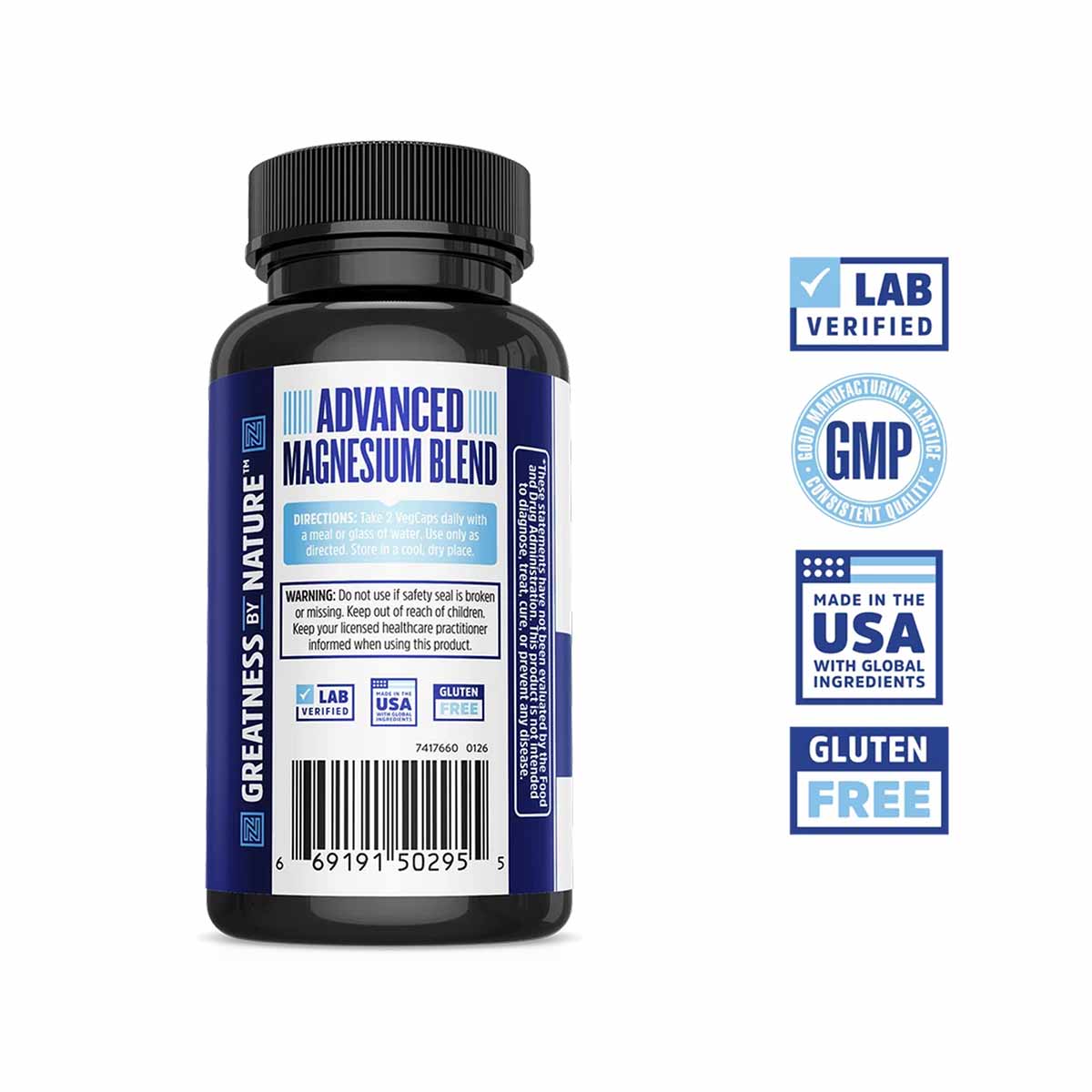 Advanced Magnesium+, by Zhou Nutrition