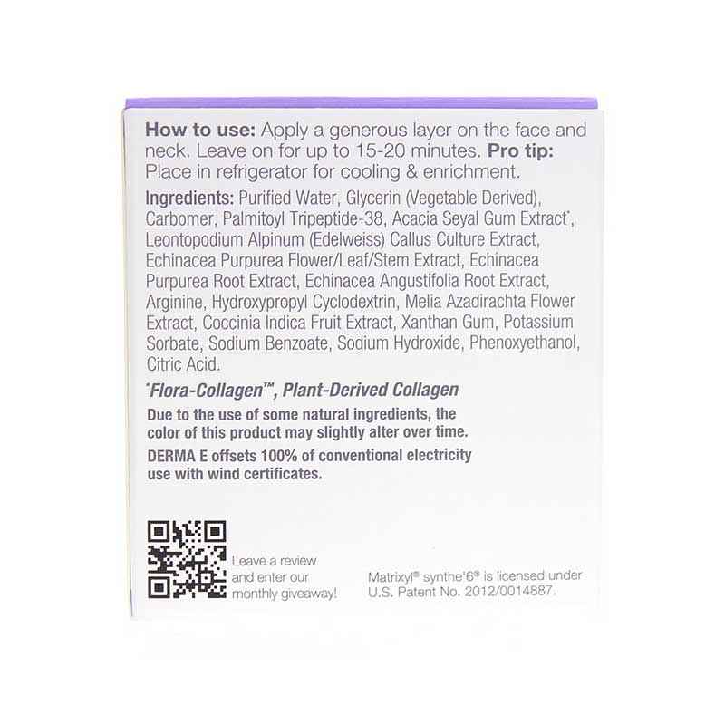 Advanced Peptides & Flora-Collagen Cryo-Gel Mask, by Derma E, image #3