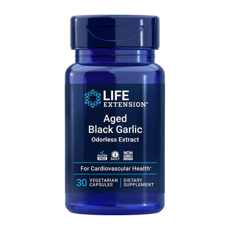 Aged Black Garlic, 30 Vegetarian Capsules, by Life Extension