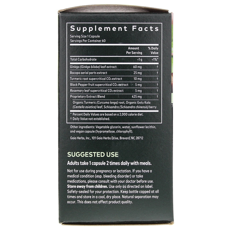 Agile Mind, 60 Capsules, by Gaia Herbs, image #2