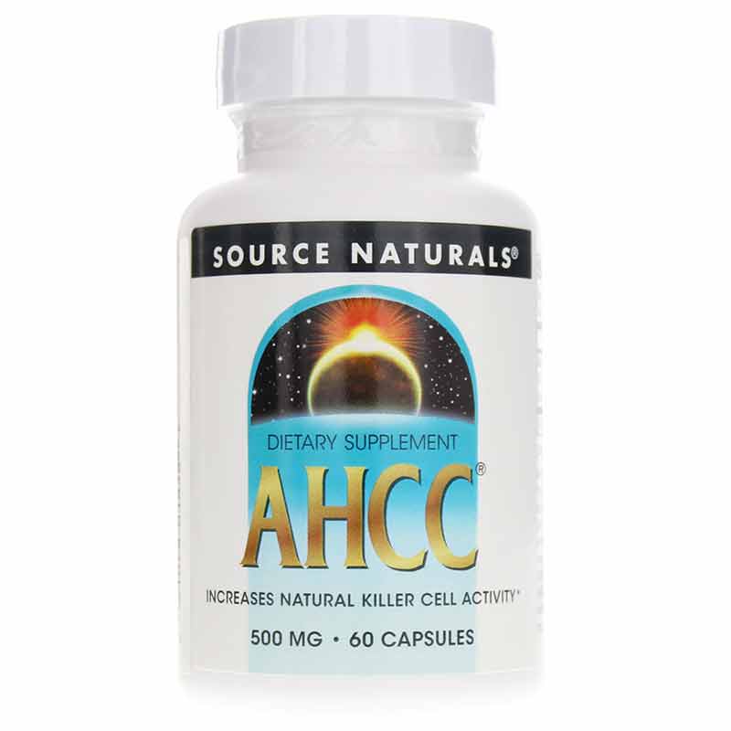 AHCC 500 Mg Capsules, 60 Capsules, by Source Naturals